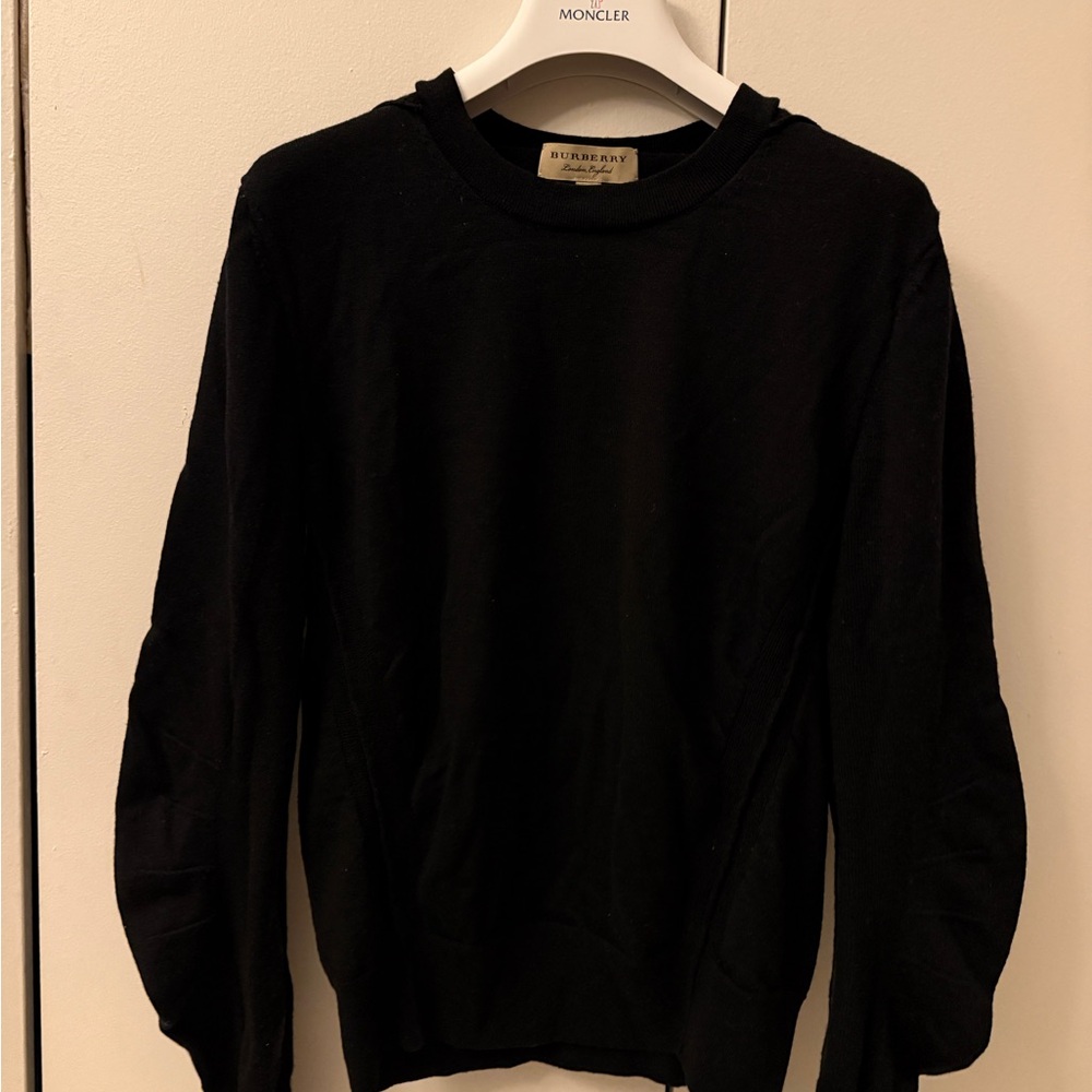 Burberry Men's Black Crewneck Sweater